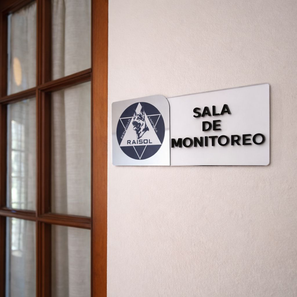 Identificación entrada Oficina Consultorio Autoadhesivo