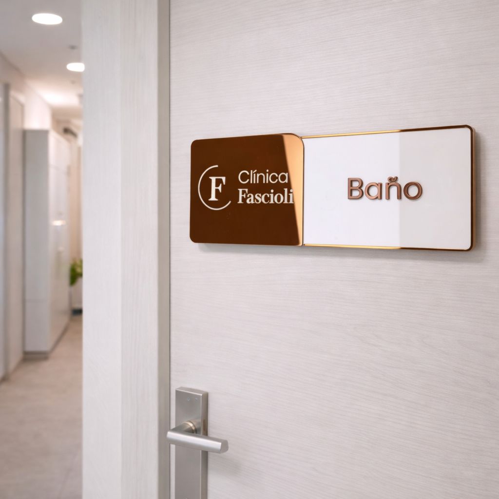 Identificación entrada Oficina Consultorio Autoadhesivo